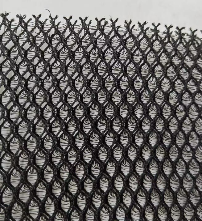 100%polyester Spacer Air Mesh Hexagonal Mesh Fabric 3d Tricot For Beach Chair