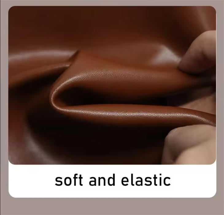 Microfiber 0.6 mm Embossed Napa Rexine Car Upholstery Fabric Artificial Faux Synthetic PU Leather For Car Seat Shoe Sofa Bags