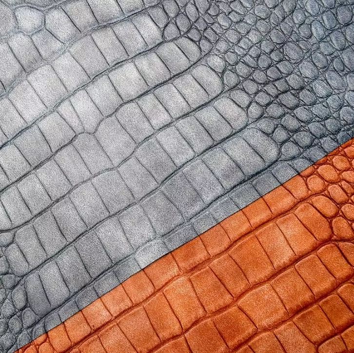 New Hot Sale 2024 Embossed Crocodile Pattern Pu Leather Fabric For Handbag Luggage Shoes