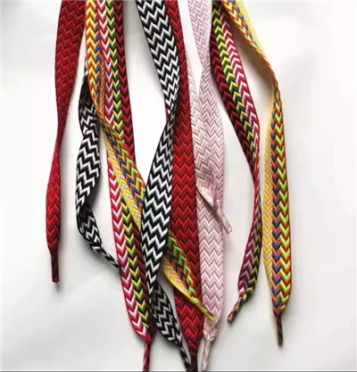 Lan Vin soulye Wide Lace 1.5cm Wide Bohemian Style Flat Koulè Dantèl