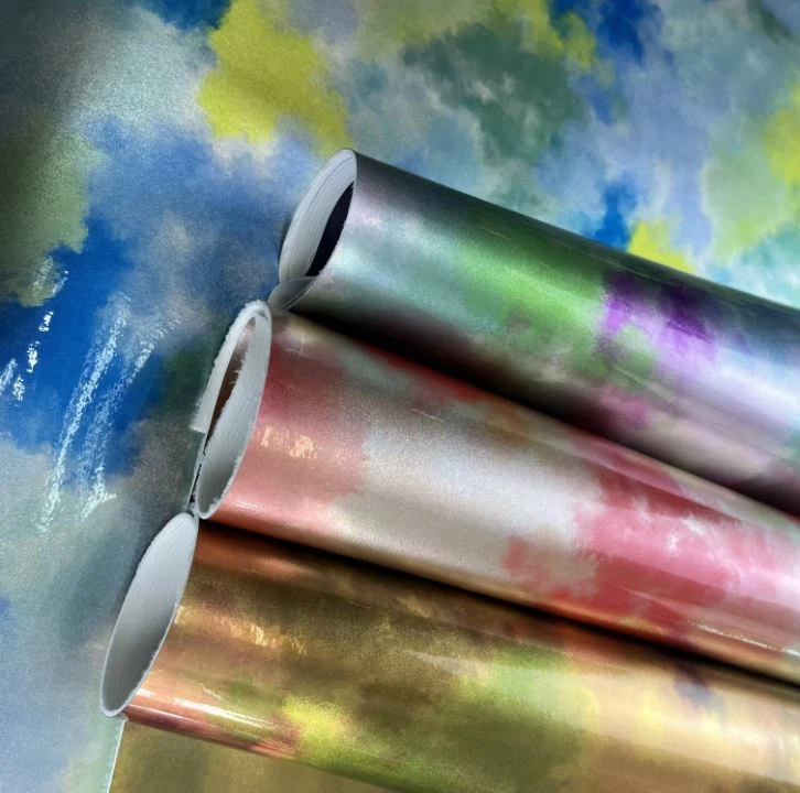 Wholesale Glitter Vinyl PU Leather Fabric Metallic Synthetic Leather For Luggage Garment Sofa Furniture No Reviews Yet