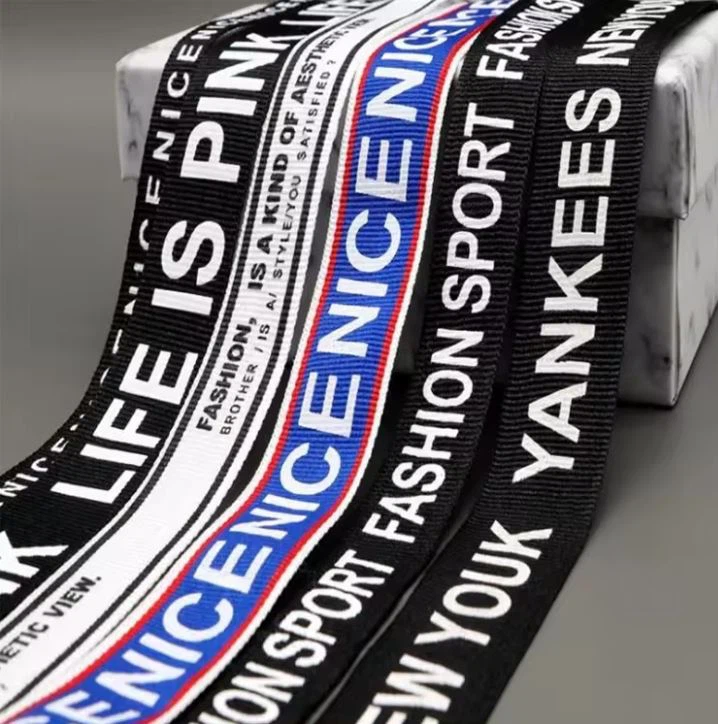 Wholesale Silicone Printed Webbing Polyester Webbing Strap